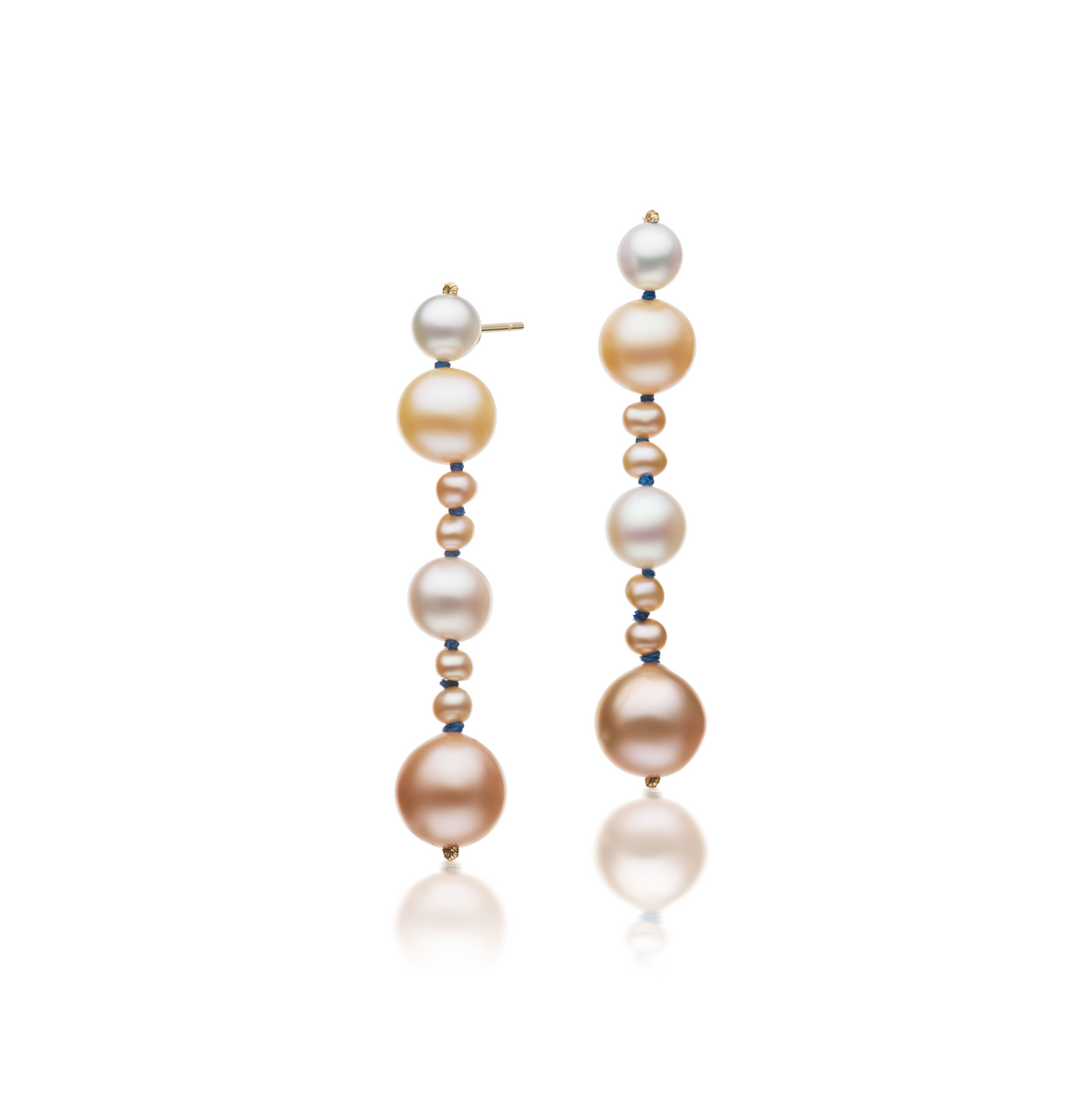 Triple Drop Pearl Earrings