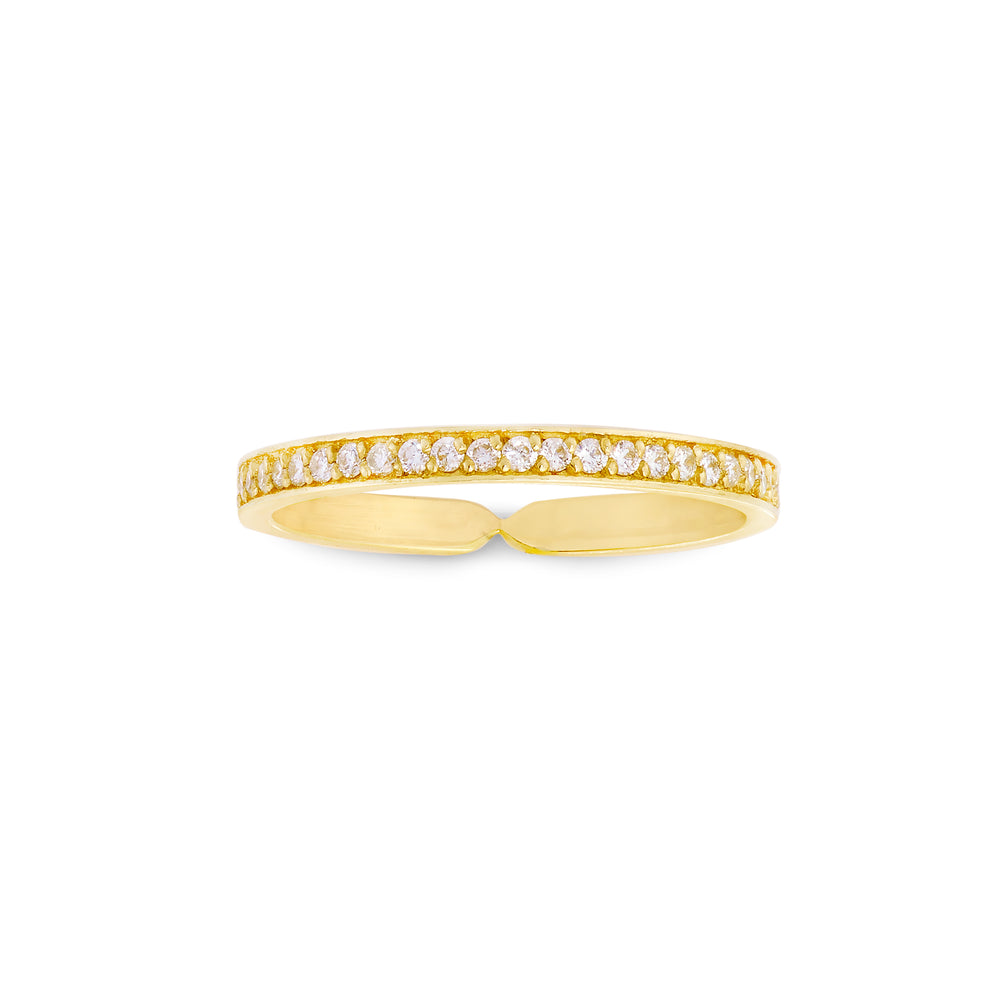 Skinny Diamond Goddess Wrap Ring