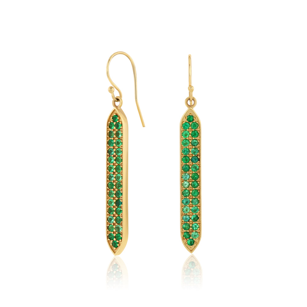 Emerald Goddess Earrings