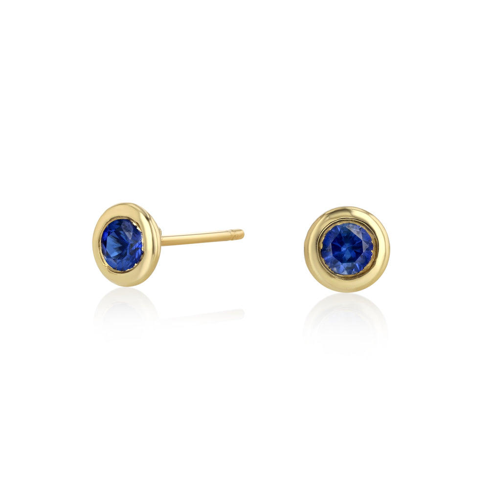 Sapphire Bezel Studs